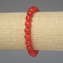 سوار تورمالين كرة ملساء 8mm+-، الطول 18cm+- مطاطي