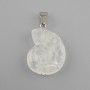 قلادة حلزون كريستال صخري 20×27×35mm+