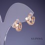 أقراط Xuping 8x12mm "طلاء ذهبي 18K"