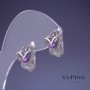 أقراط Xuping 15×11mm روديوم