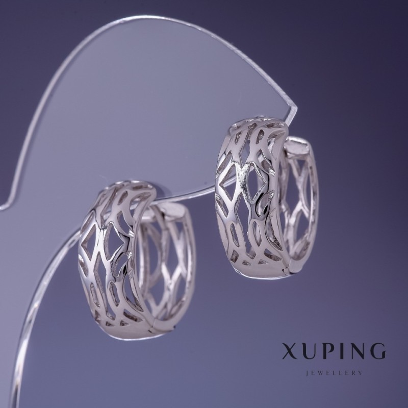 أقراط Xuping 20x8mm روديوم
