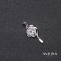 قلادة Xuping «لفّة» 10×24مم روديوم