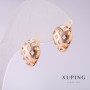 أقراط Xuping 10x14mm مطلية بالذهب