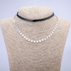 تشوكر Xuping روديوم وحبل، سماكة 5.5mm+-، طول 31-39cm+
