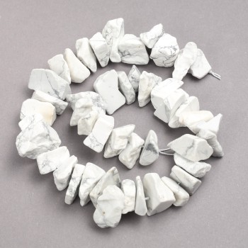 حبات حجر خام كاهولونغ على الخيط مصقول، قطر 15x25mm+-، طول 42cm+